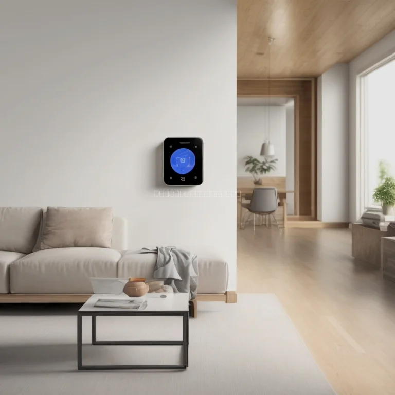 Interface utilisateur TempSmartFlow sur smartphone affichant les réglages en temps réel